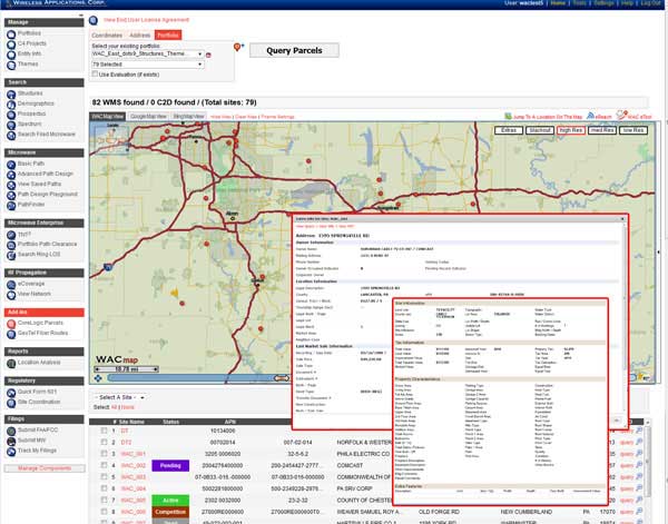 SiteSync Pro CoreLogic Parcels Add-In