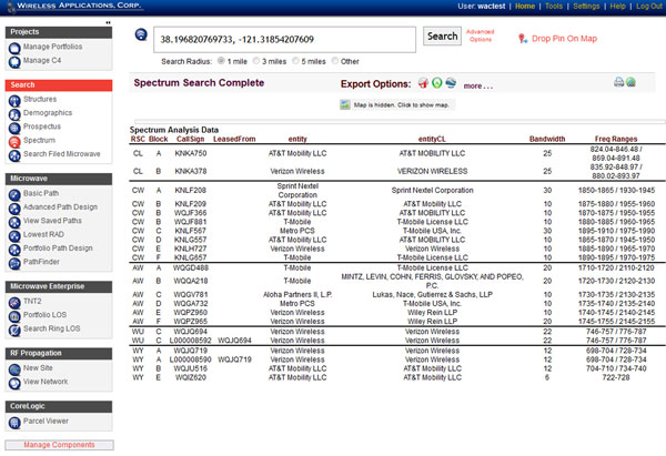 SiteSync Pro - Search Spectrum